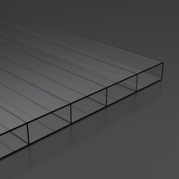 Doppelstegplatten 16mm Acrylglas klar farblos 2