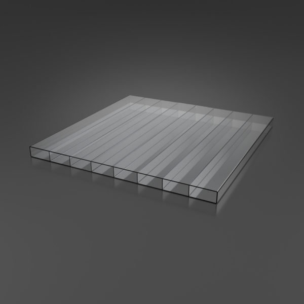 Doppelstegplatten 16mm Acrylglas klar farblos 3