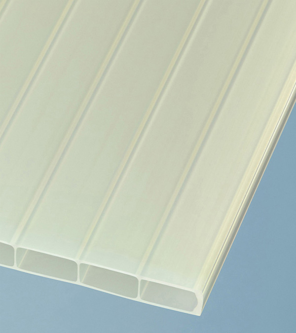 Doppelstegplatten 16mm Acrylglas klimablue