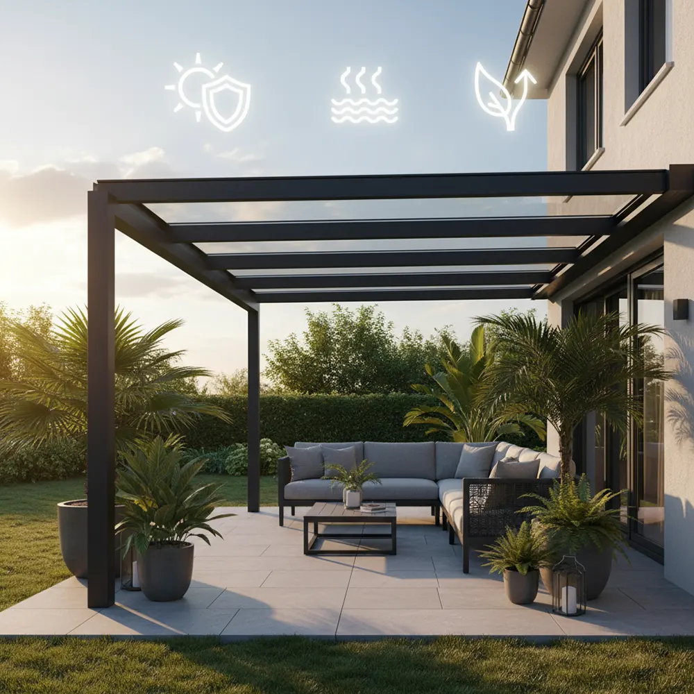 Terrassendach beschreibung bild 1